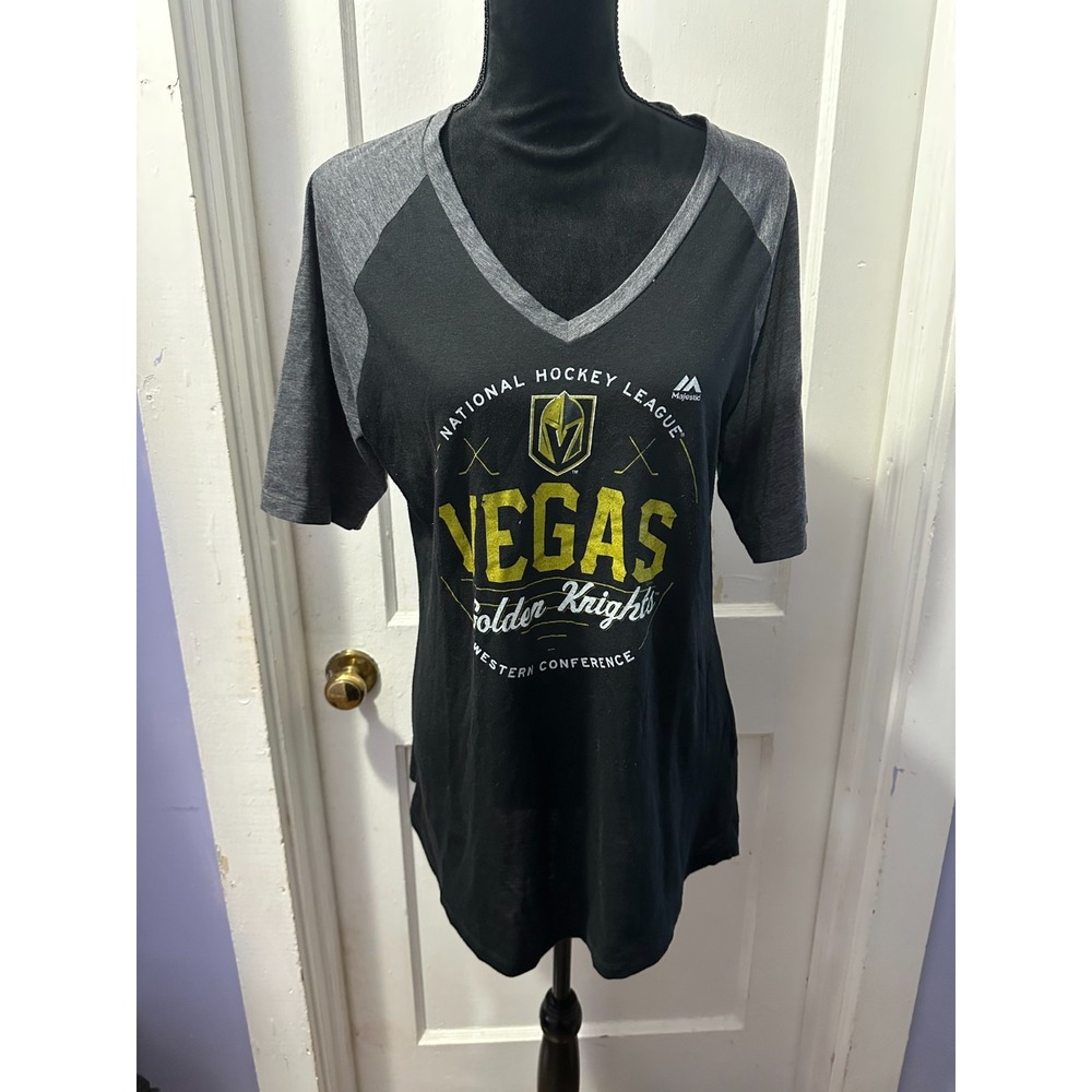 Majestic Las Vegas Golden Knights Short‎ Sleeve Top in XL
